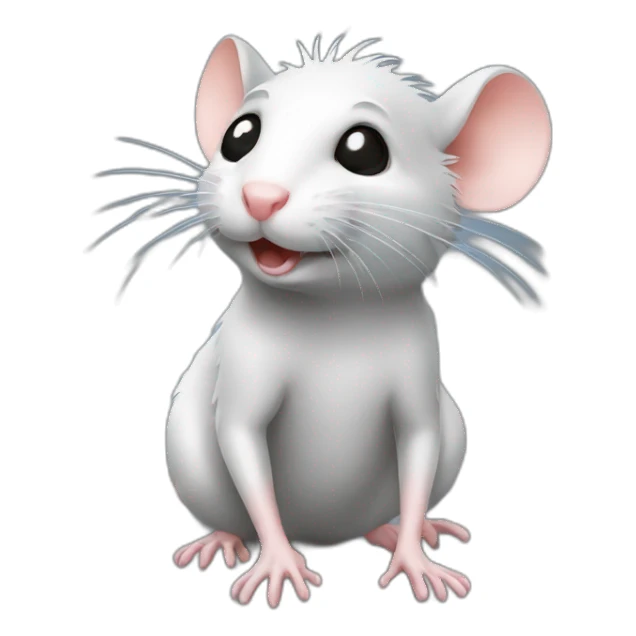 Rat avec de l'argent sticker