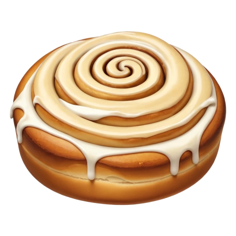 zimtschnecke mit frosting sticker