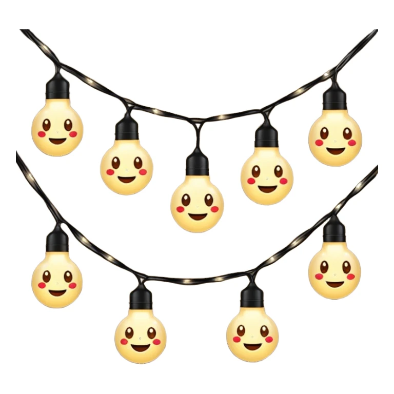 decorative lights sticker