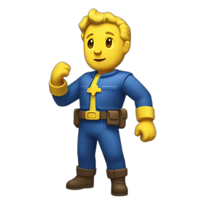 vault boy fallouy 76 sticker