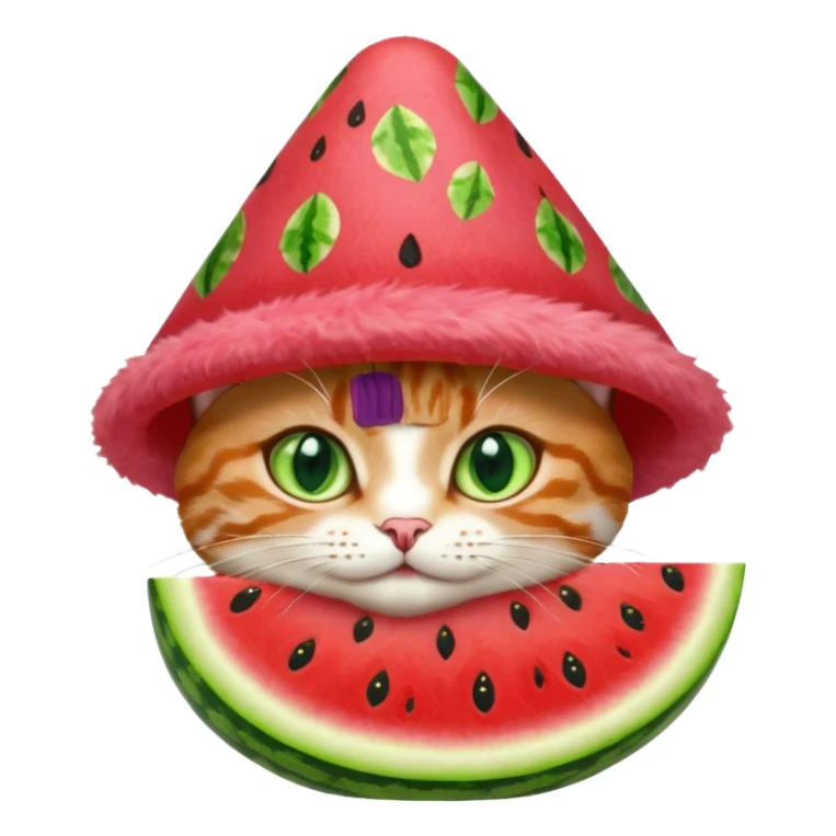 Karpuzlu kedi sticker