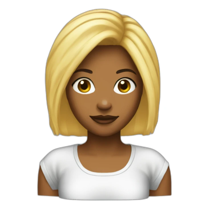 Y2k girl skin black sticker