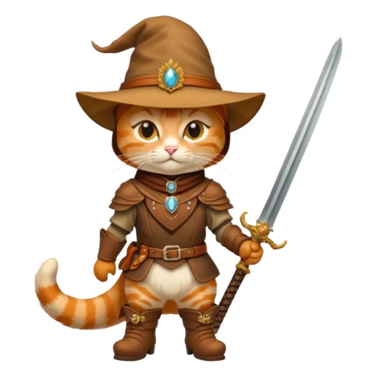 Puss in boots cat sticker
