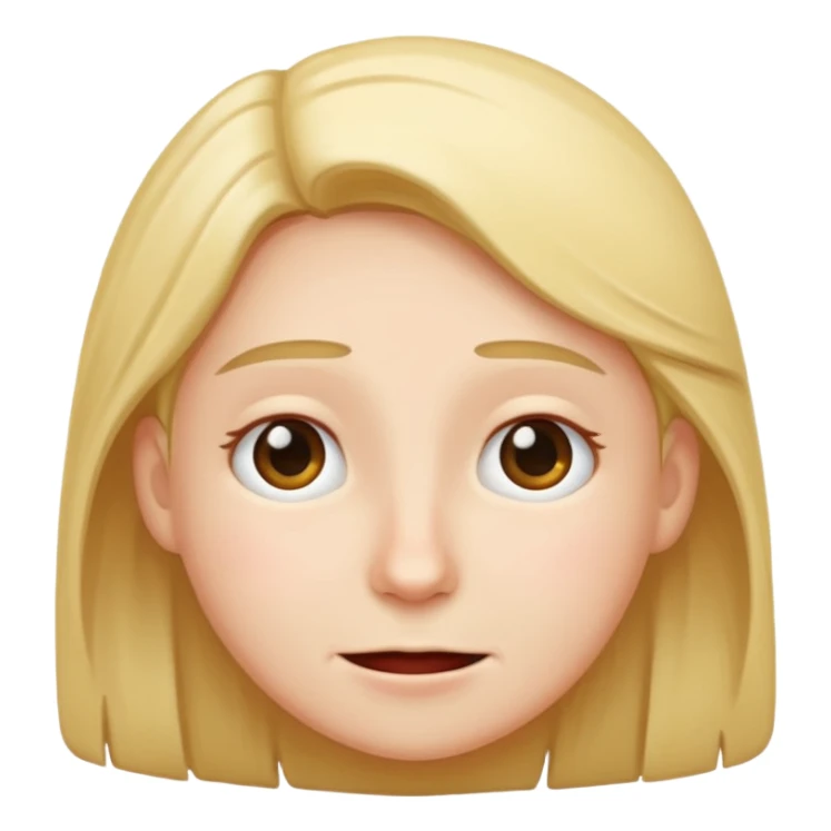 Tired but happy sticker