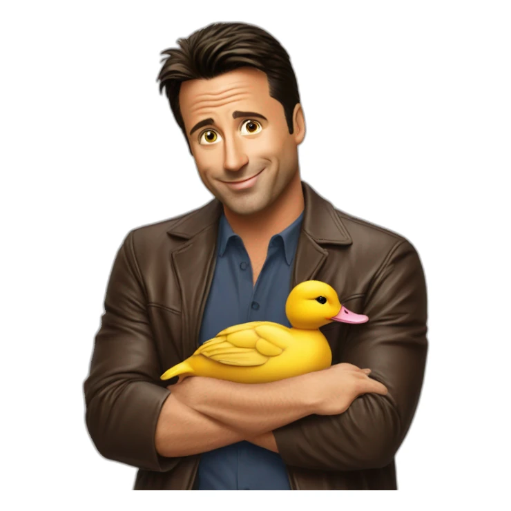 Joey tribbiani with duck sticker