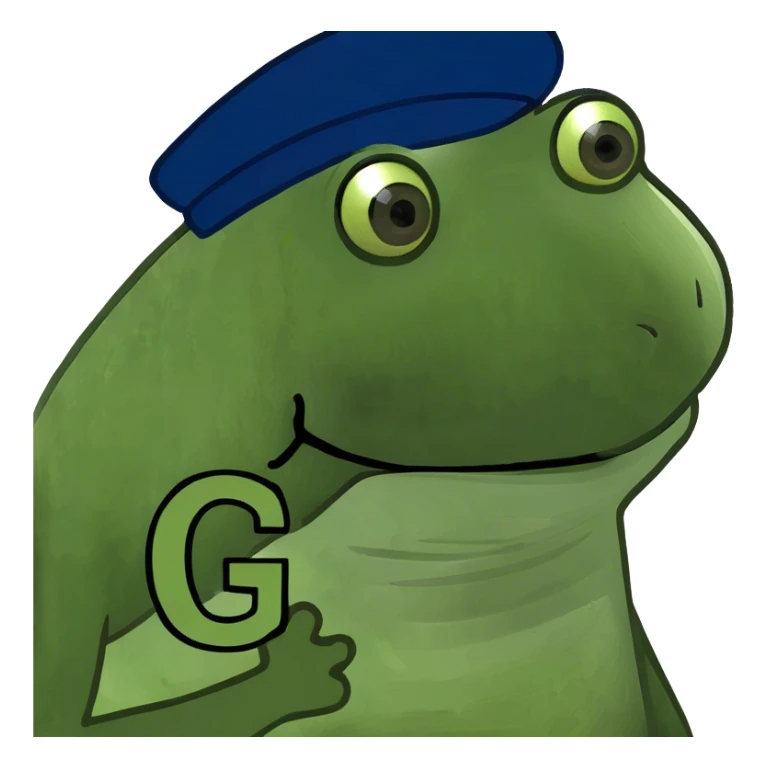 Letter G sticker