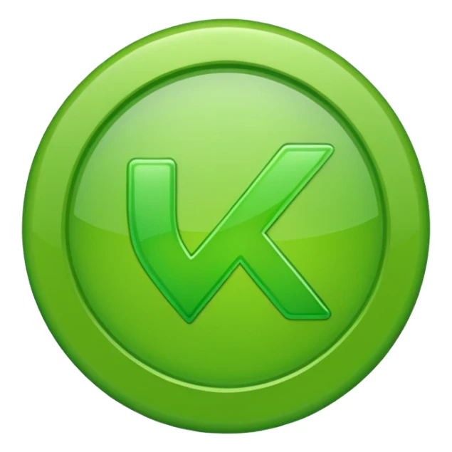 A green checkmark in a circle sticker