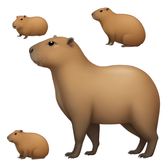 Capybara sticker