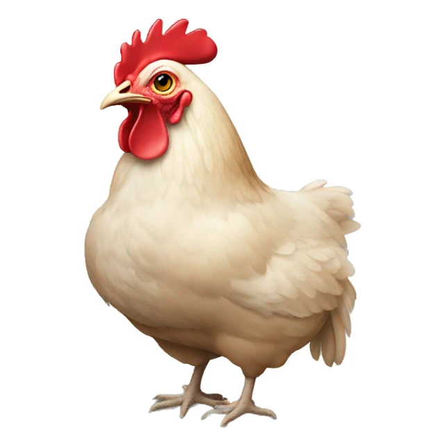 Hen sticker
