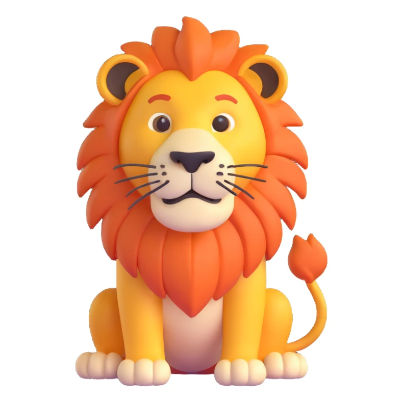 Lion sticker