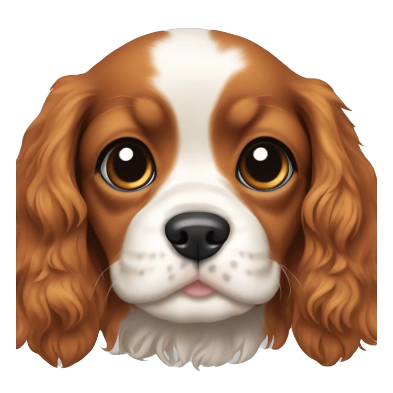 cavalier king charles spaniel puppy sticker