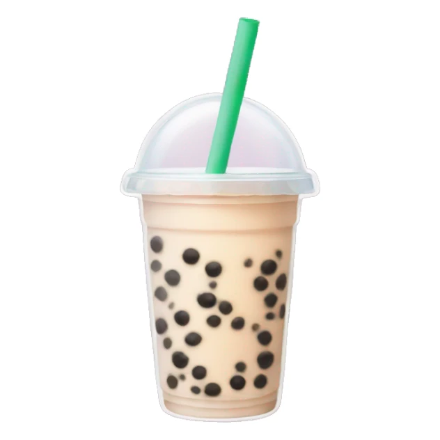 Aesthetic Bubble tea sticker
