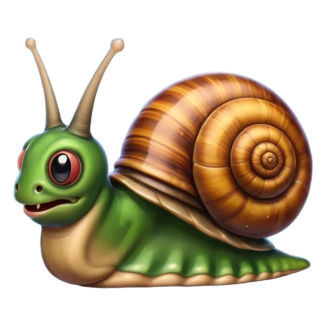 Evil snail sticker