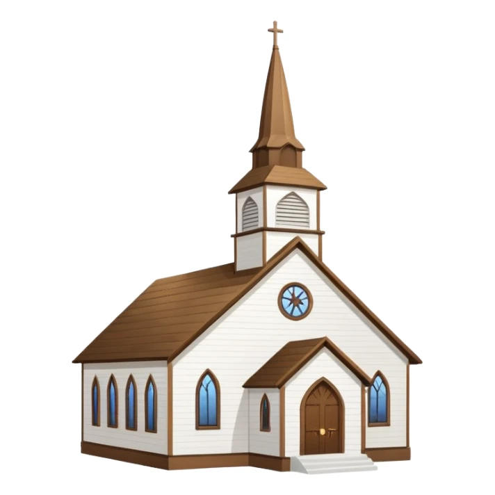 country church sticker