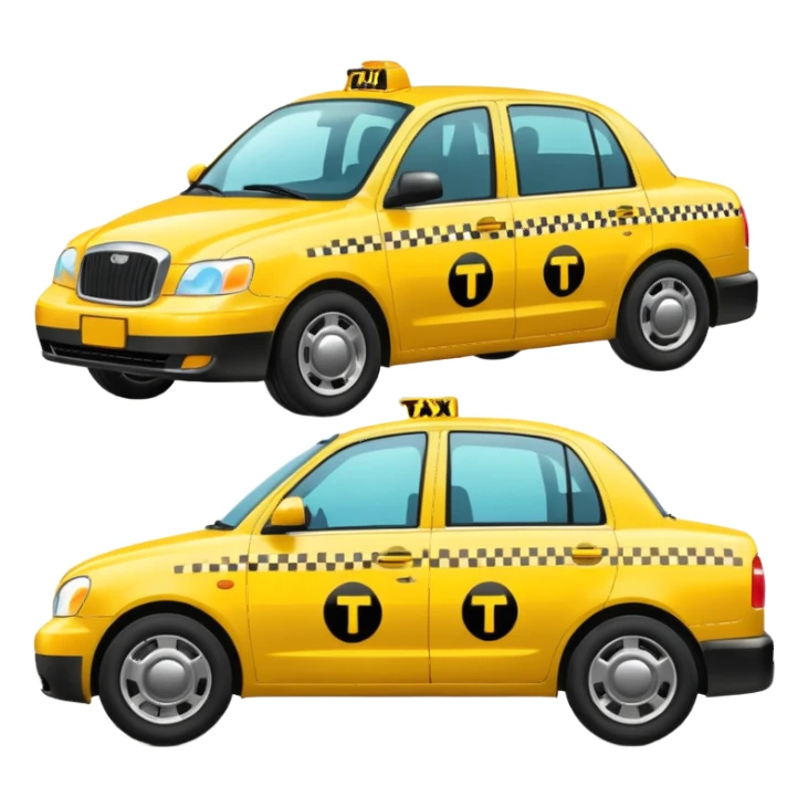 taxi, no face, no text sticker