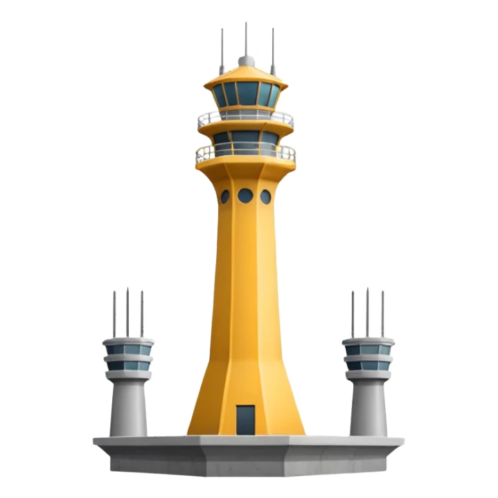air traffic control tower sticker