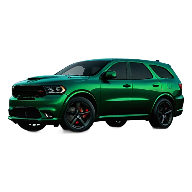 Dodge Durango srt 2024 dark green sticker