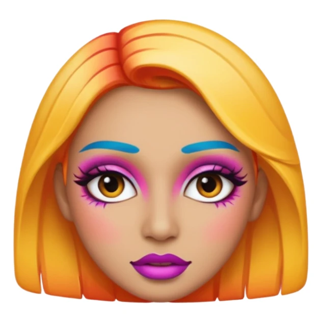 face makeup sticker