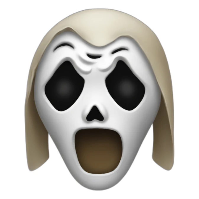 Ghostface from scream sticker