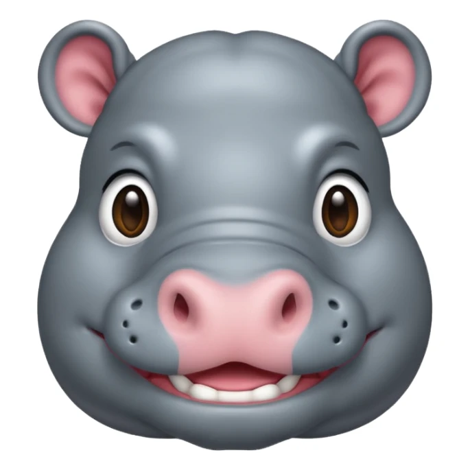 cute hippo sticker