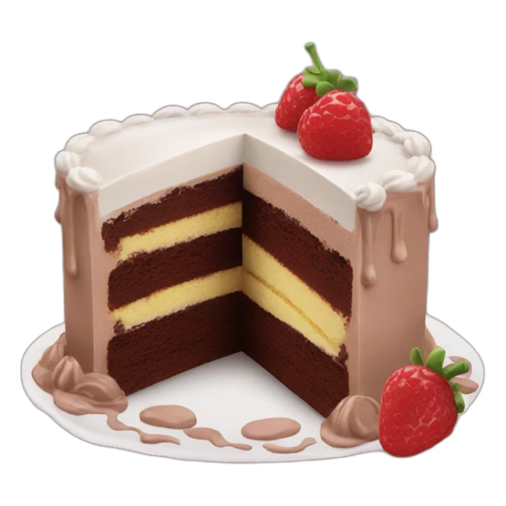 cake chocolate sticker