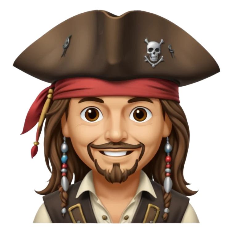 kaptan jack sparrow sticker