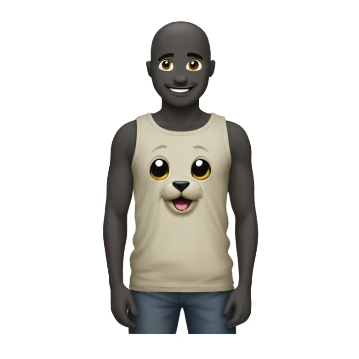 seal tanktop sticker