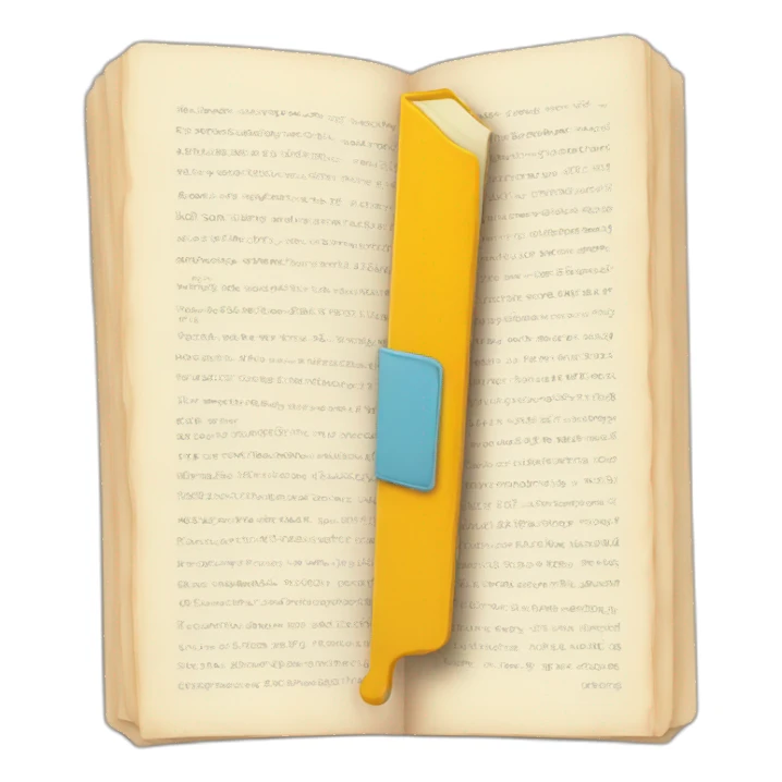Bookmark sticker