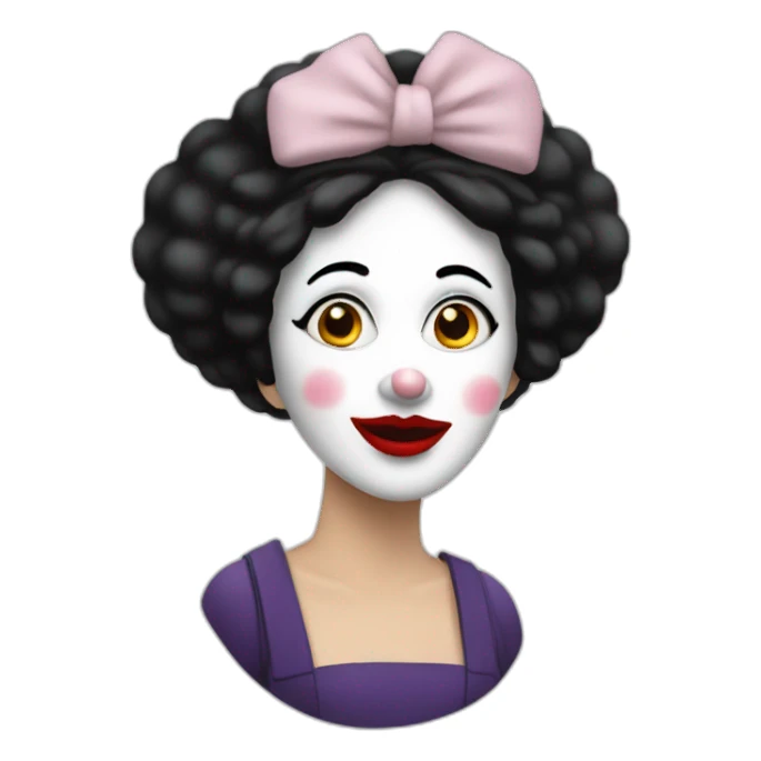 Madame mime sticker