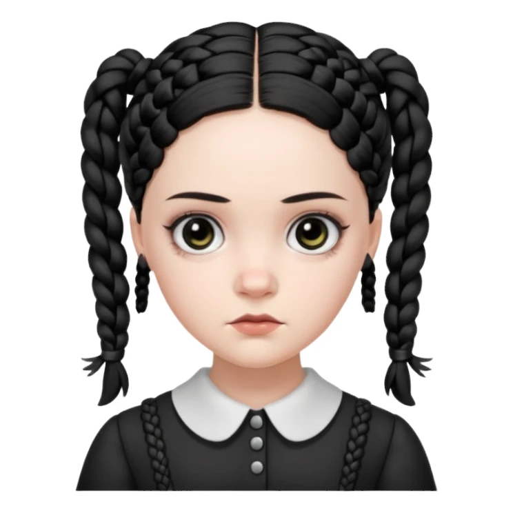 Wensday girl sticker