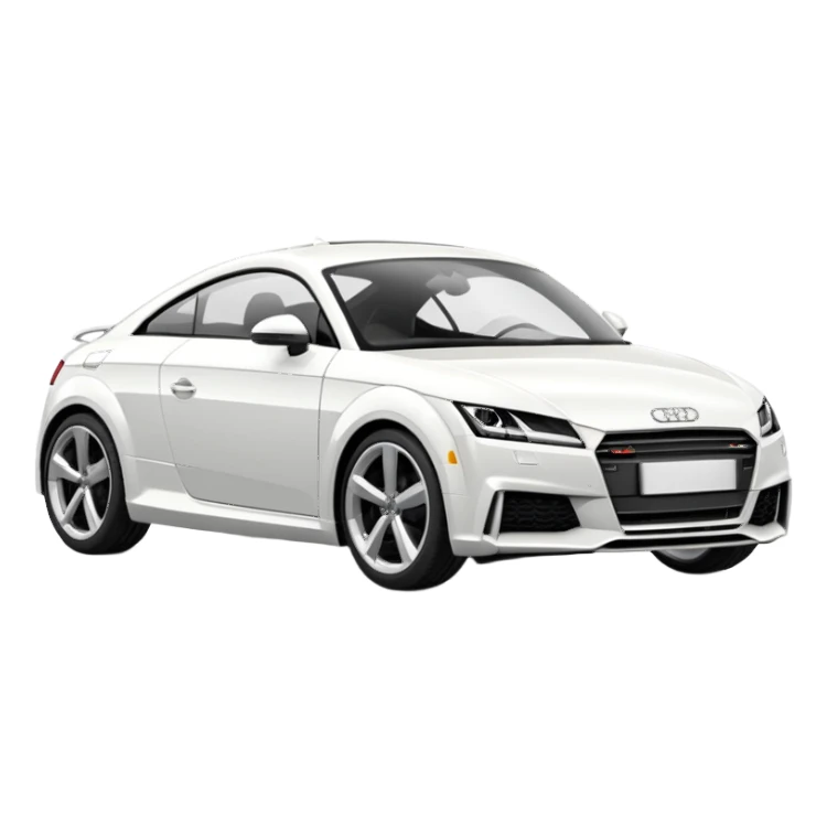 L2019 white audi tt s line  sticker