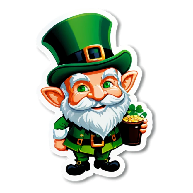 Leprechaun  sticker