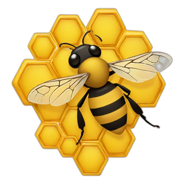 honey and bees sticker