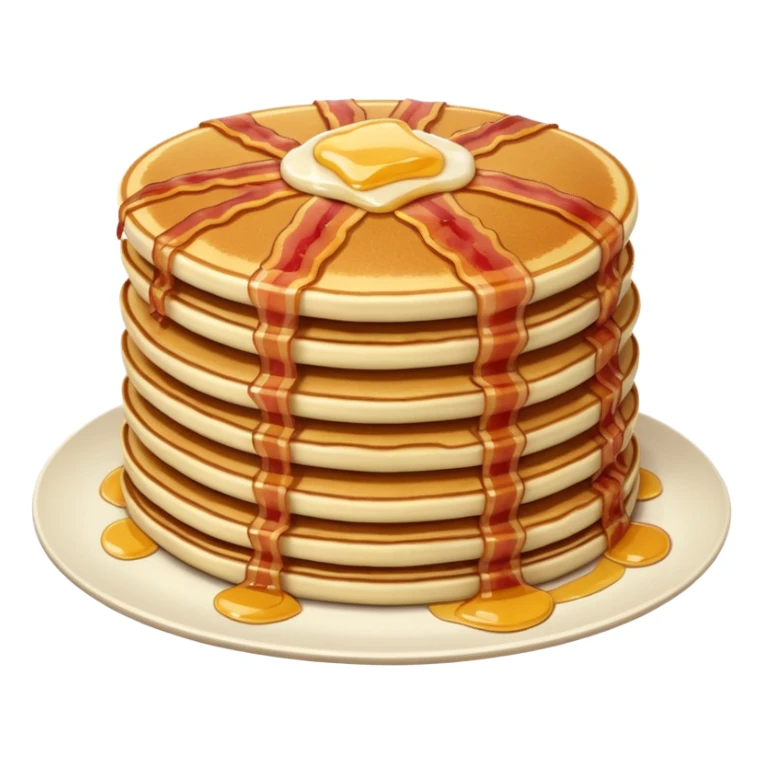 pancakes with meat sticker