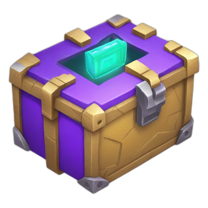 Lootbox purple crypto sticker