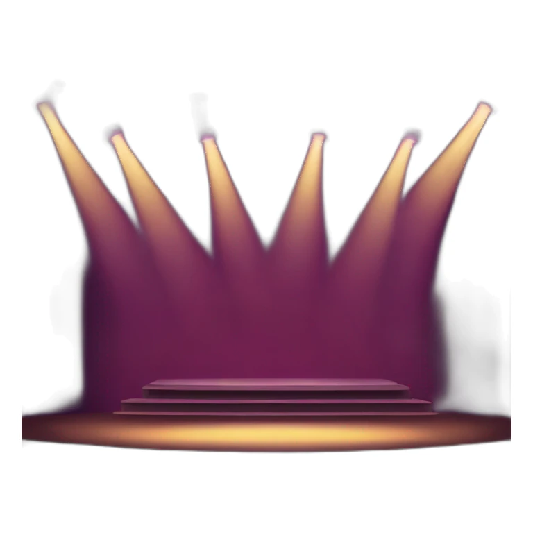 Stage lights sticker