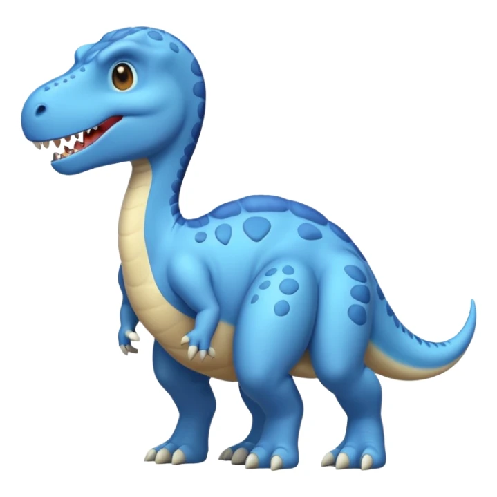 light blue 공룔 sticker