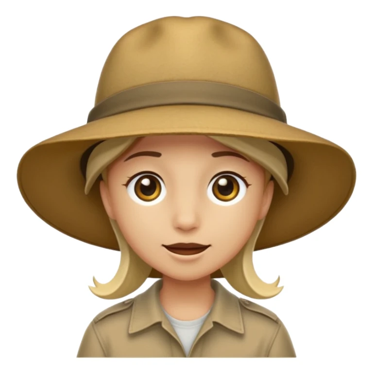 just safari hat item  sticker