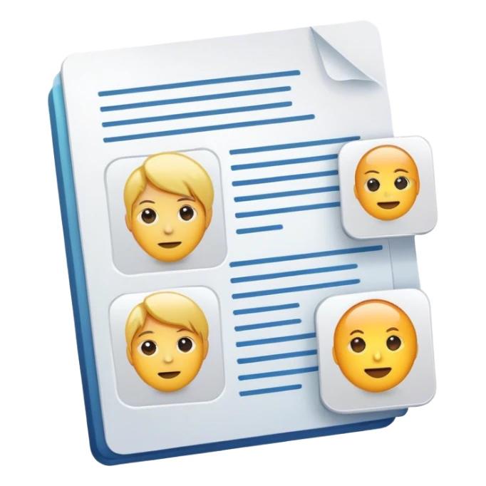 A File that contains User Persona data sticker