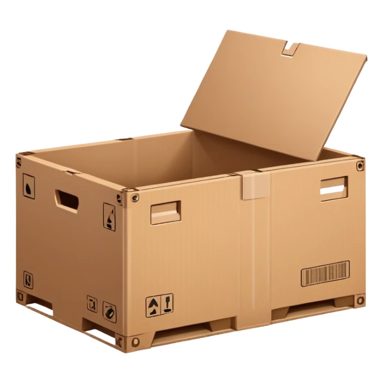 shipping cargo box sticker