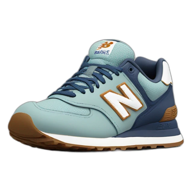 une paire de new balance sticker