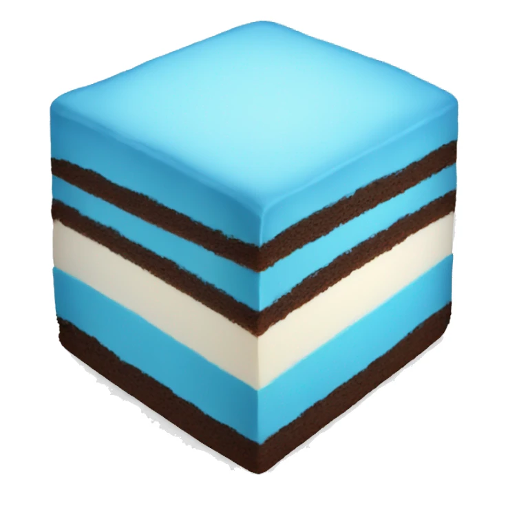 blue cake sticker