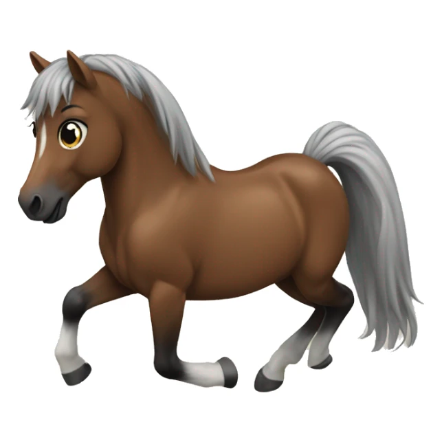 Poney qui saute sticker