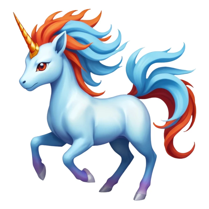 Rapidash-Suicune-fakemon-creature-hybrid sticker