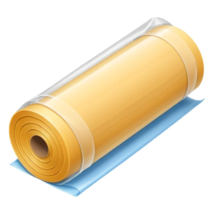 plastic wrap roll thin sticker