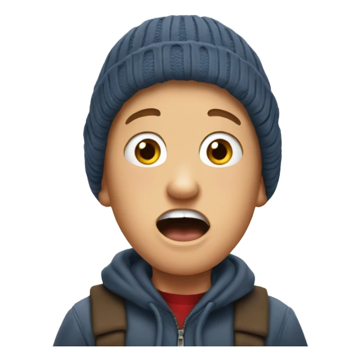 home alone shocked emoji sticker