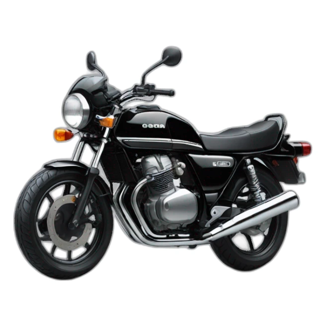 honda cb400n black body sticker