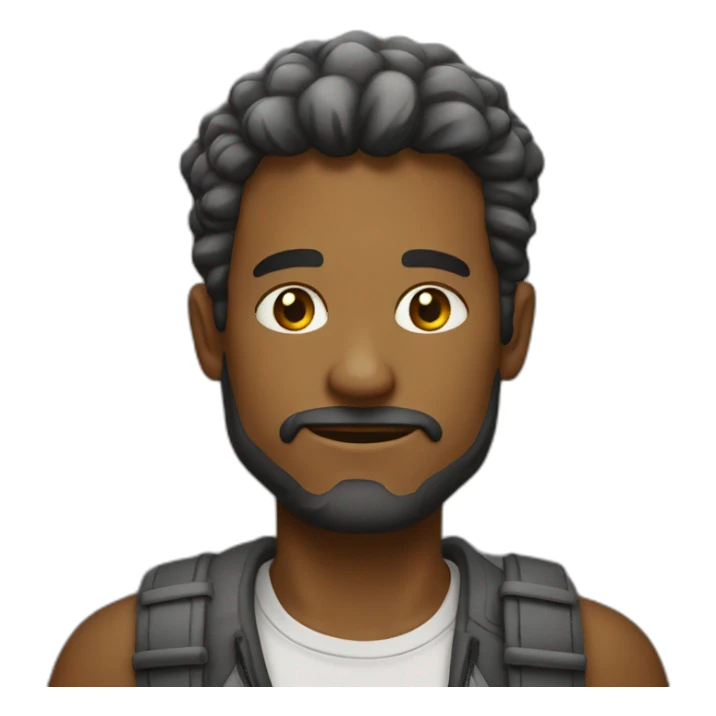 Homem com a Mão no ar sticker