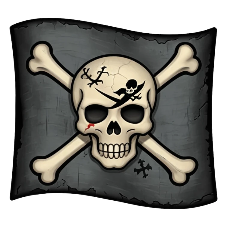 pirates flag sticker
