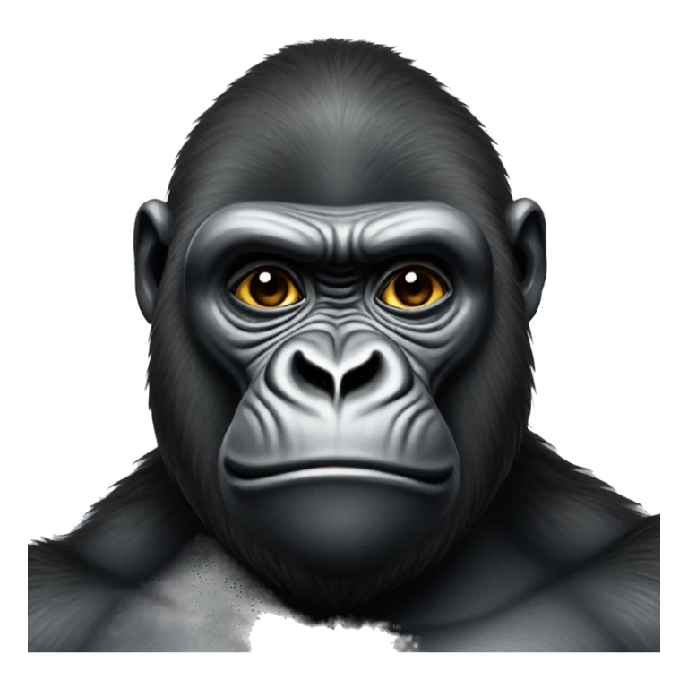 Naurava gorilla sticker